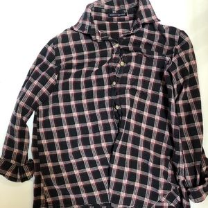 BRANDY MELVILLE RED BLACK FLANNEL